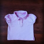 fotka Dívčí tričko s límečkem