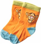 fotka KRÁSNÉ ponožky s "TYGREM" od Púa 0 - 3 m
