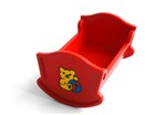 fotka Lego Duplo - kolébka červená s medvídkem