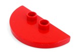 fotka Lego Duplo - deska půlkruhová červená
