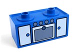 fotka Lego Duplo - sporák modrý tmavý