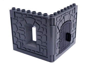 Lego Duplo - stna hradu kloubov - Dm-stna 1 kloubov hrad stlna dvee ern