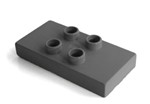 fotka Lego Duplo - deska stolu šedá