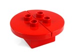 Fotka - Lego Duplo - deska plkruhov erven - Dm-stolek kulat erven tdln1