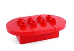 Fotka - Lego Duplo - stolek erven trojdln - Dm-stolek erven ovln
