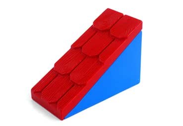 Lego Duplo - stecha nzk modr s ervenmi takami - Dm-stecha nzk modr erven