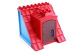 fotka Lego Duplo - podkroví modré s červenou střechou