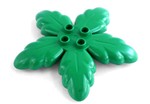 fotka Lego Duplo - list palmový zelený tmavý