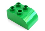 fotka Lego Duplo - tlapka zelená tmavá