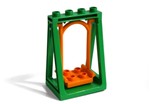 fotka Lego Duplo - houpačka zelená s oranžovým sedátkem