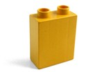 fotka Lego Duplo - kostka 2x1 žlutá