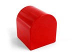 fotka Lego Duplo - kostka oblouk červená