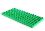 Fotka - Lego Duplo - podloka 8x16 zelen stedn - Kostky-podloka 8x16 zelen stedn