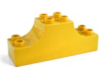 fotka Lego Duplo - kostka žlutá stříška
