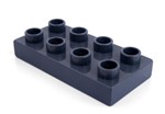 fotka Lego Duplo - traverza 4x2 šedá tmavá