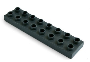 Lego Duplo - traverza 8x2 modroed tmav - Kostky-traverza 8x2 ed tmav