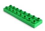Fotka - Lego Duplo - traverza 8x2 zelen stedn - Kostky-traverza 8x2 zelen stedn