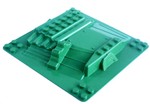 fotka Lego Duplo - trojrozměrná destička pískově zelená