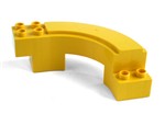 fotka Lego Duplo - díl autodráhy žlutý oblouk