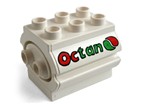 fotka Lego Duplo - cisterna bílá Octan