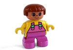 fotka Lego Duplo - holčička v růžových kalhotách