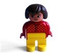fotka Lego Duplo - maminka v ervenm svetru