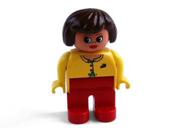 Lego Duplo - maminka v kvtkovm svetru - Panci-FO maminka BT lut svetr kvt