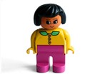 Fotka - Lego Duplo - maminka ve lut halence - Panci-FO maminka  lut halenka