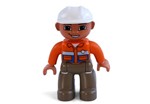 Fotka - Lego Duplo - dlnk v oranov bund - Panci-MN dlnk helma oranov bunda