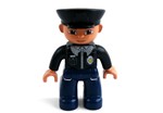 fotka Lego Duplo - policista v černé bundě