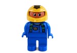Fotka - Lego Duplo - zvodnk modr ve lut helm - Panci-MO zvodnk modr helma lut