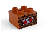 fotka Lego Duplo - potisk 2x2 jablka