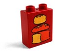 fotka Lego Duplo - potisk chléb červený