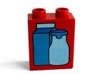 fotka Lego Duplo - potisk mléko červený