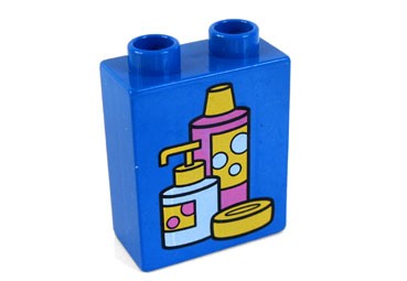 Lego Duplo - potisk kosmetika - Potisky-mal vysok modr kosmetika