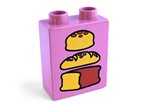 fotka Lego Duplo - potisk chléb růžový