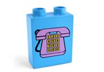 fotka Lego Duplo - potisk telefon svtlemodr