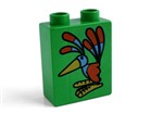fotka Lego Duplo - potisk pták zelený