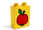 Fotka - Lego Duplo - potisk jablko - Potisky-mal vysok lut jablko