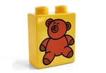 fotka Lego Duplo - potisk medvídek žlutý
