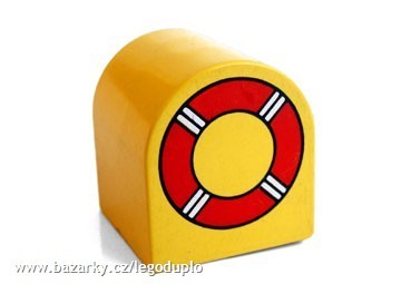 Lego Duplo - potisk obl zchrann kruh - Potisky-obl mal lut kruh