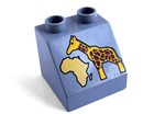 fotka Lego Duplo - potisk šikmý žirafa
