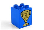 Fotka - Lego Duplo - potisk vysok pohr - Potisky-stedn vysok modr pohr