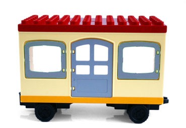 Lego Duplo - karavan - Vozidla-Boek karavan ed okna