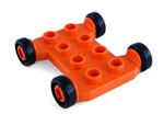 fotka Lego Duplo - podvozek oranžový malý