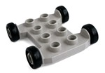 fotka Lego Duplo - podvozek malý šedý