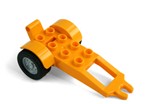 fotka Lego Duplo - přívěs na cisternu oranžový světlý