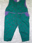 fotka Zateplené zelené kalhoty 