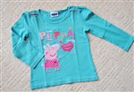 fotka Zelenomodré tričko Peppa Pig, vel. 98/104