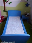 Fotka - Modr a rov dtsk postel, stolky, matrace, IKEA MAMMUT - Fotografie . 2